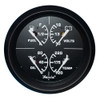 Faria Euro Black 4" Multifunction Gauge - Volt\/Fuel\/Oil\/Water Temperature [32851]