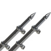 TACO 18 Deluxe Outrigger Poles w\/Rollers - Silver\/Black [OT-0318HD-BKA]