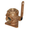 GROCO 2-1\/2" Safety Seacock w\/2" Side Port  [SBV-2500-P]