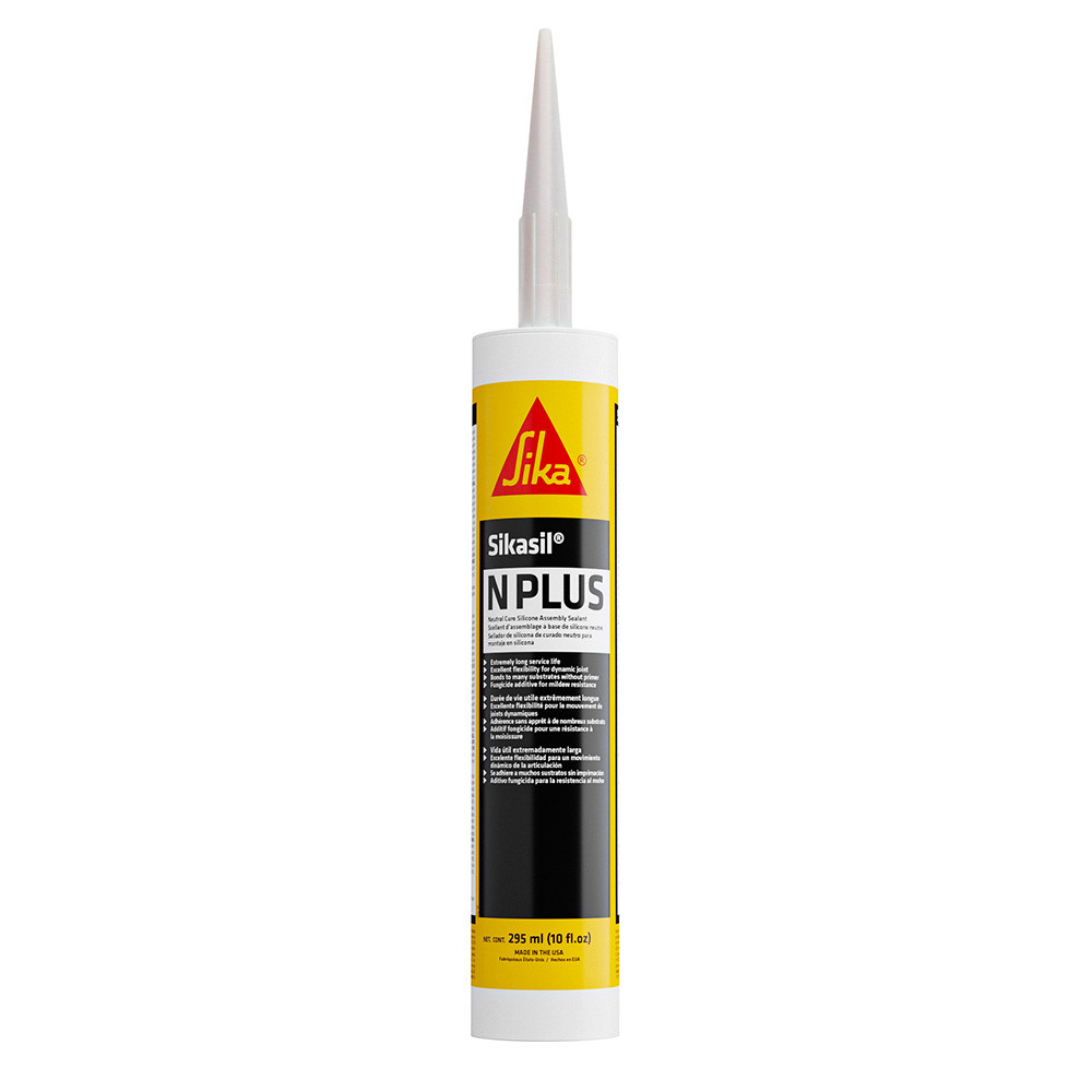 Sika Sikasil-N Plus White 10oz w\/Nozzle [432029]