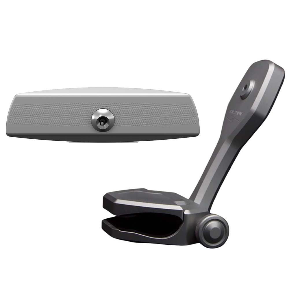PTM Watersports Mirror\/Bracket Kit w\/VR-140 Elite Mirror  ZXR-320 (Titanium Grey) [P12848-1320TEBGR]
