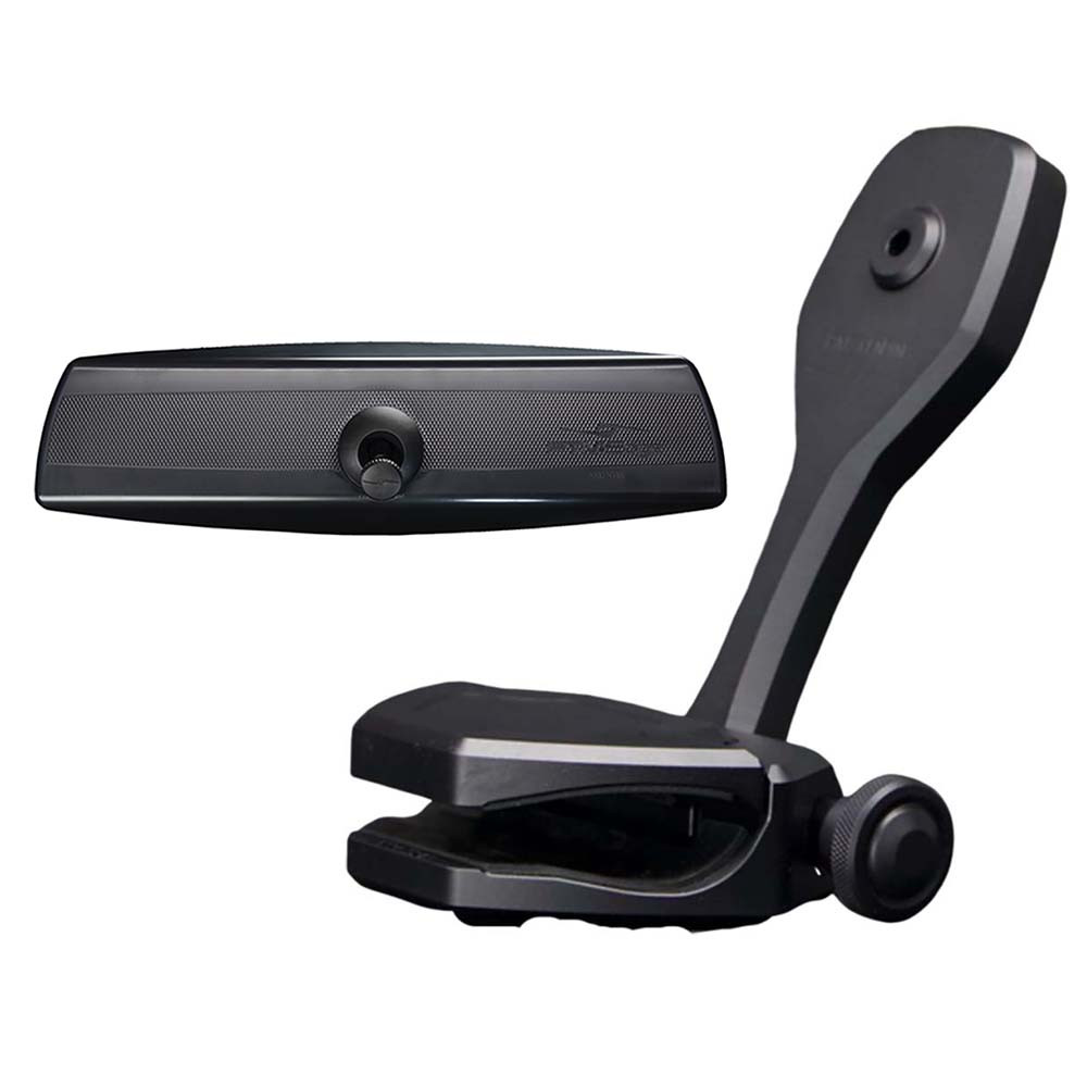 PTM Watersports Mirror\/Bracket Kit w\/VR-140 PRO Mirror  ZXR-361 (Black) [P12848-2361TEBBK]