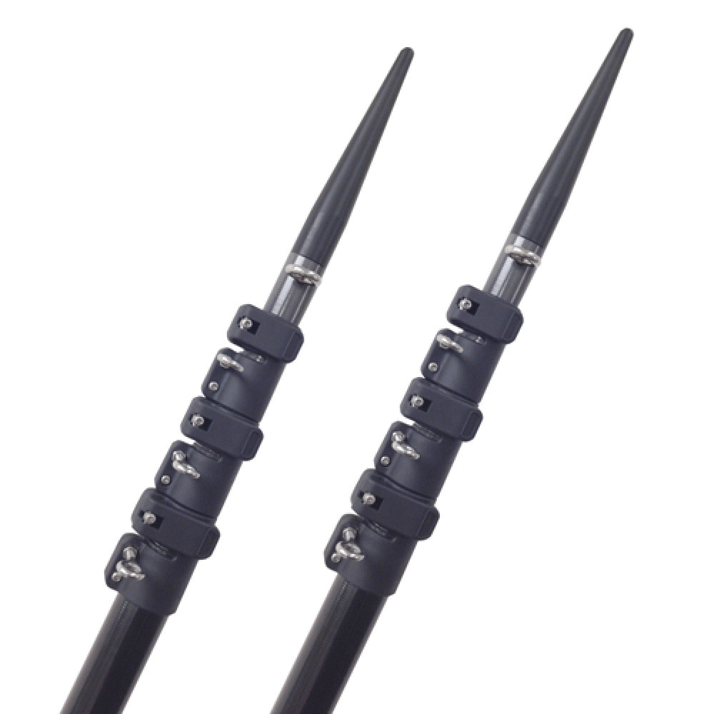 Lees 18 Telescoping Carbon Fiber Outrigger Poles f\/Sidewinder Mount [CT3918]