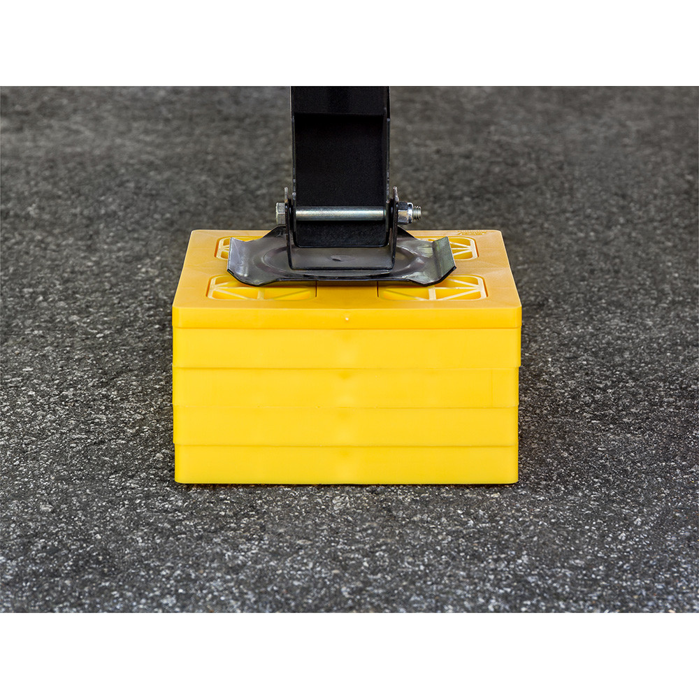 Camco FasTen Leveling Blocks w\/T-Handle - 2x2 - Yellow *10-Pack [44512]