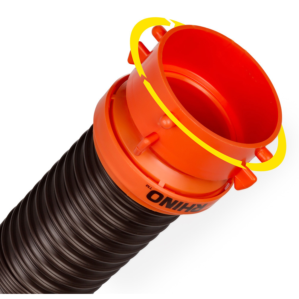 Camco RhinoFLEX 10 Sewer Hose Extension w\/Swivel Bayonet  Lug [39764]