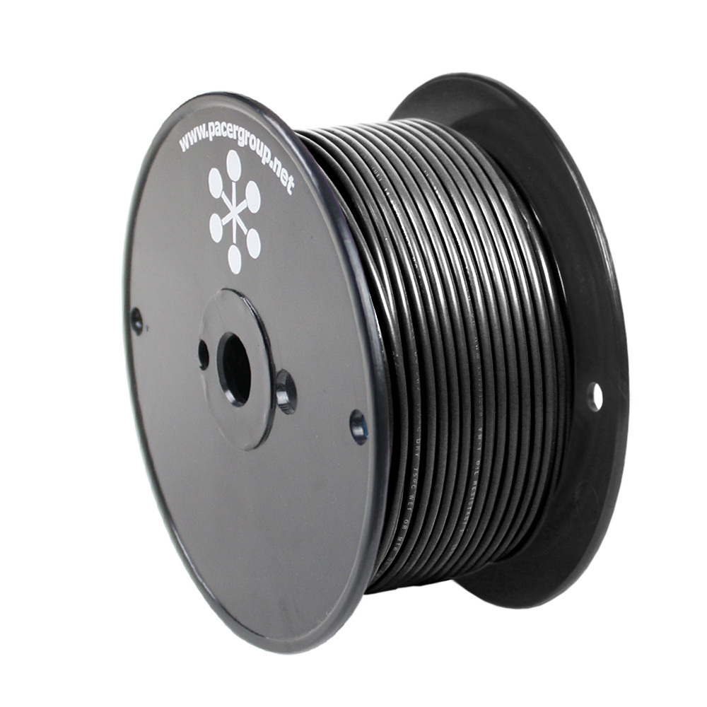 Pacer Black 12 AWG Primary Wire - 250  [WUL12BK-250]