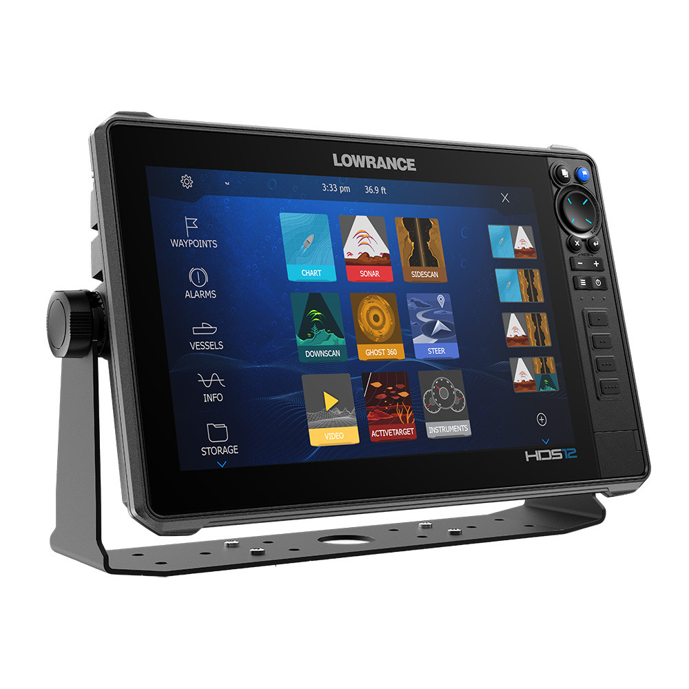 Lowrance HDS PRO 12 - w\/ Preloaded C-MAP DISCOVER OnBoard  Active Imaging HD Transducer [000-15987-001]