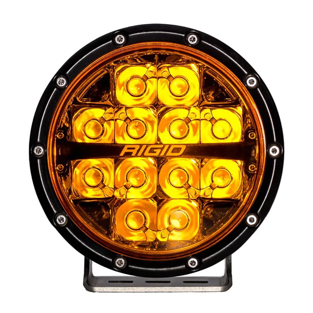 RIGID Industries 360 Series 6" Spot w\/Amber Pro Lens - Pair [36210]