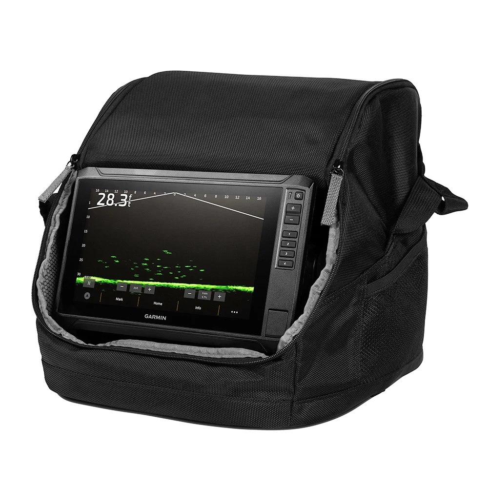 Garmin ECHOMAP UHD2 93SV LiveScope Plus Ice Fishing Bundle LI w\/ECHOMAP UHD2 93sv, LiveScope Plus System  Lithium-ion Battery [010-02688-35]