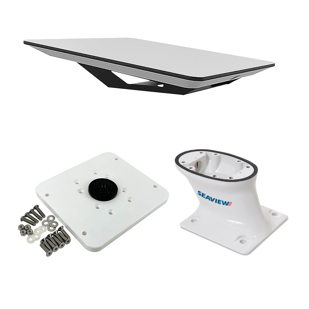 KVH Starlink Flat Panel Kit w\/5" Seaview Pedestal Mount  ADASTLKA Starlink Top Plate [72-1048-SV5]