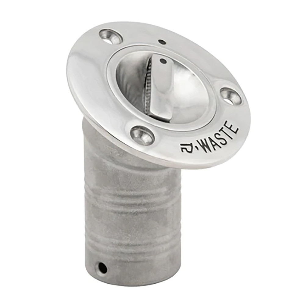 Whitecap 30 EPA Pull-Up Deck Fill Angled 1-1\/2" (Waste) [6126AEPA]