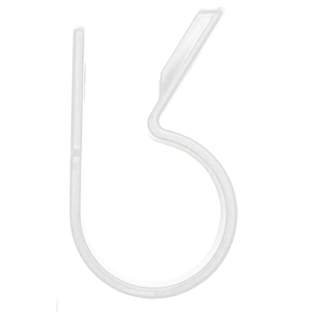 Pacer Nylon C-Clamps - 3\/8" - Natural Color - 25 Pack [BCCH06-25]