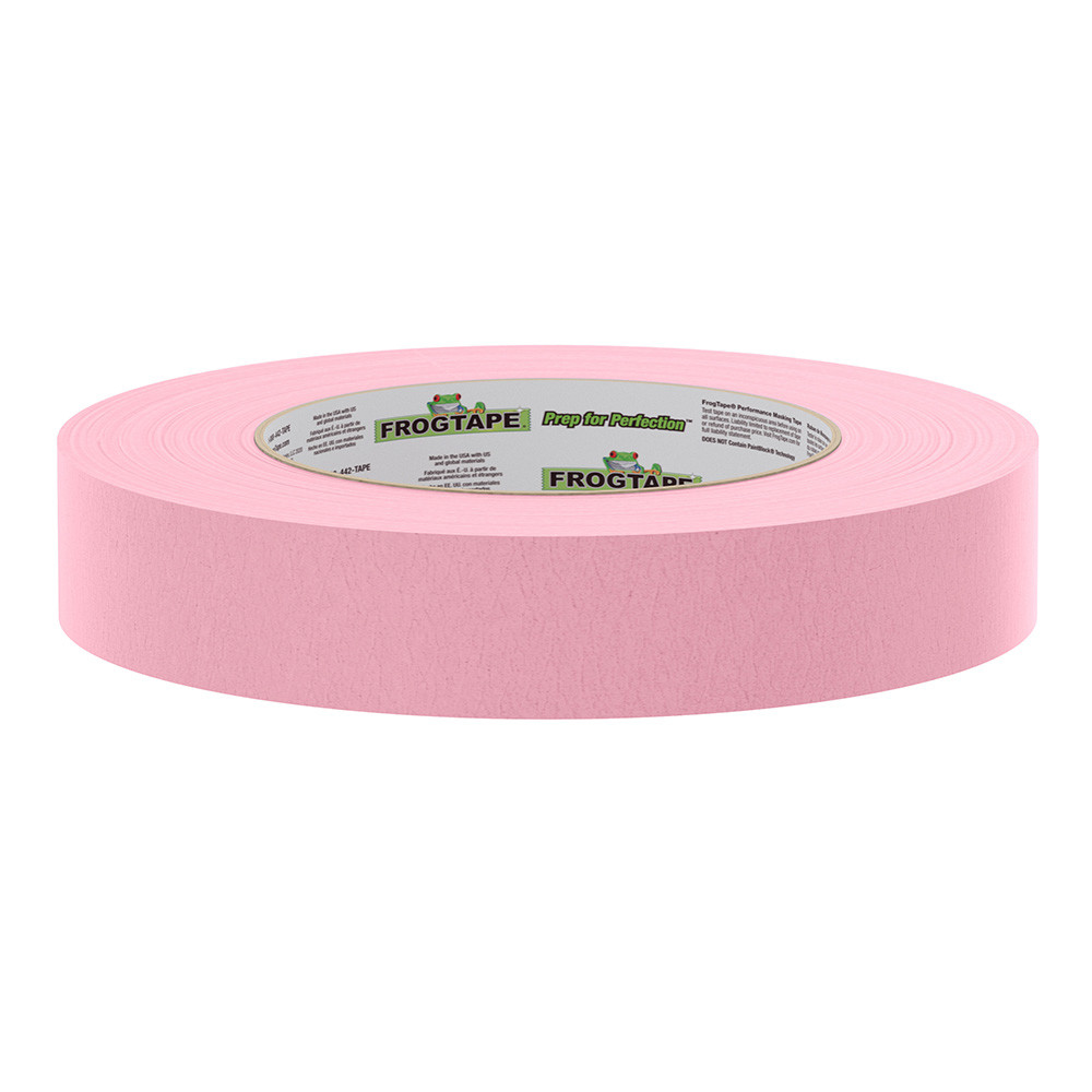 FrogTape CP 325 Medium-High Adhesion Masking Tape - 24MM x 55M x 12-Pack - Pink - Rated f\/325F [105333]