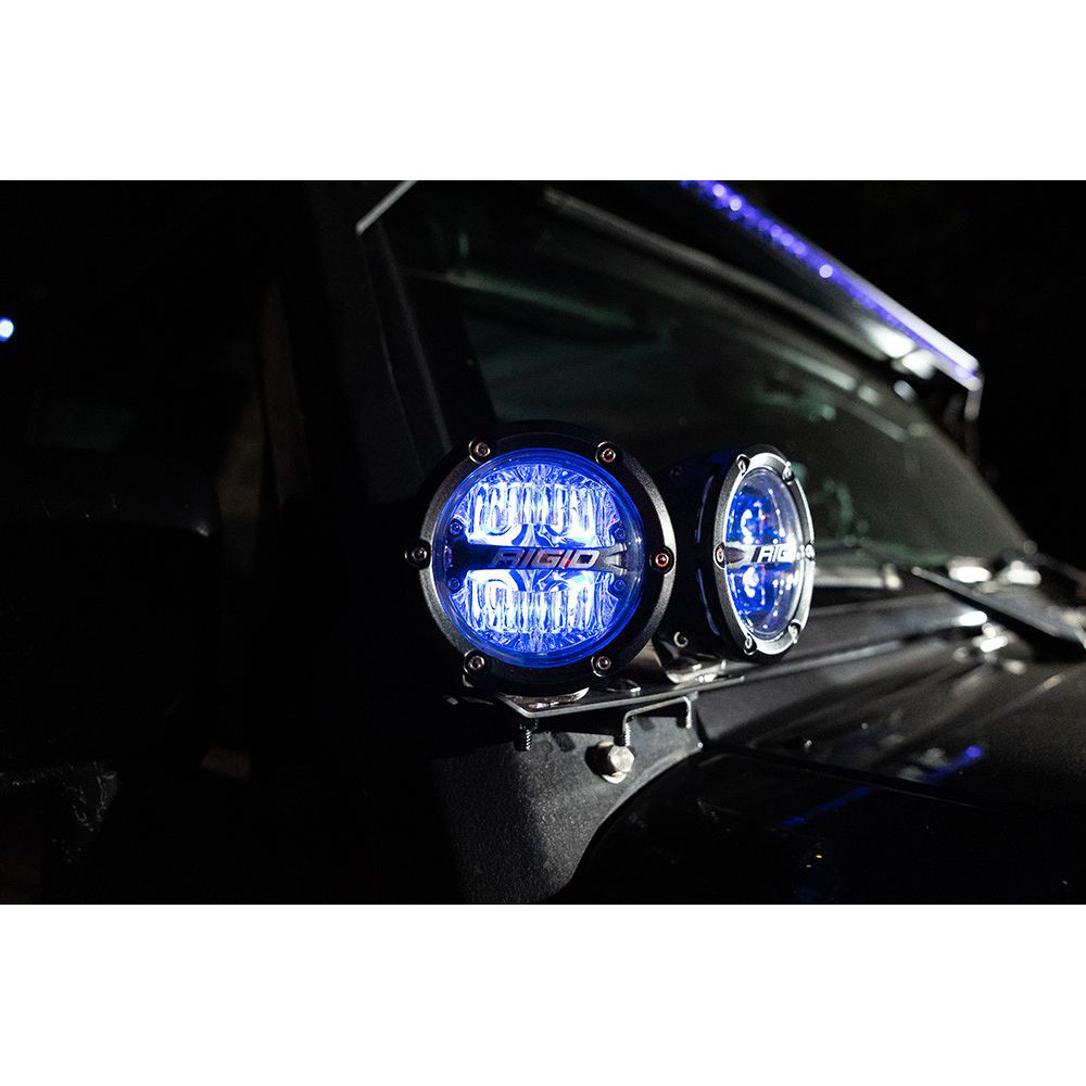 RIGID Industries 360-Series RGBW 4" Offroad Lamp Drive Beam w\/RGBW Backlight Pods - Set of 2 [36401]