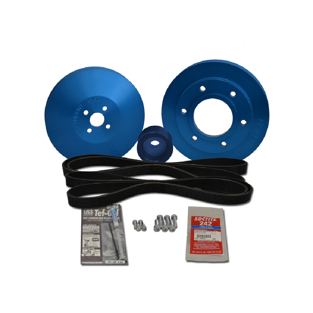 Balmar Pulley Kit f\/Yanmar 6LY, 6LYA-STP, 6LY2-STP [48-YSP-6LY-A]