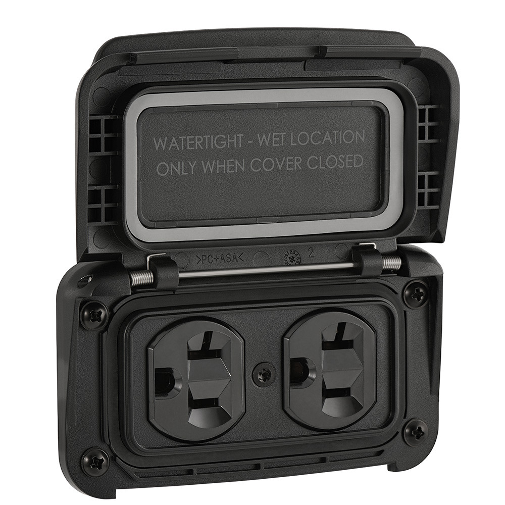 Scanstrut Ventura Series Dual AC Outlet - 125V - 20A [SC-V-P1]