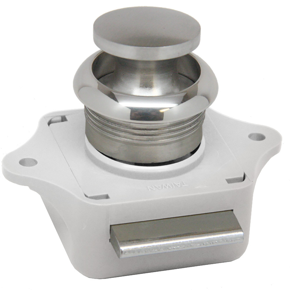 Sea-Dog Push Button Rim Latch - Stainless Steel\/Plastic Housing [225300-1]