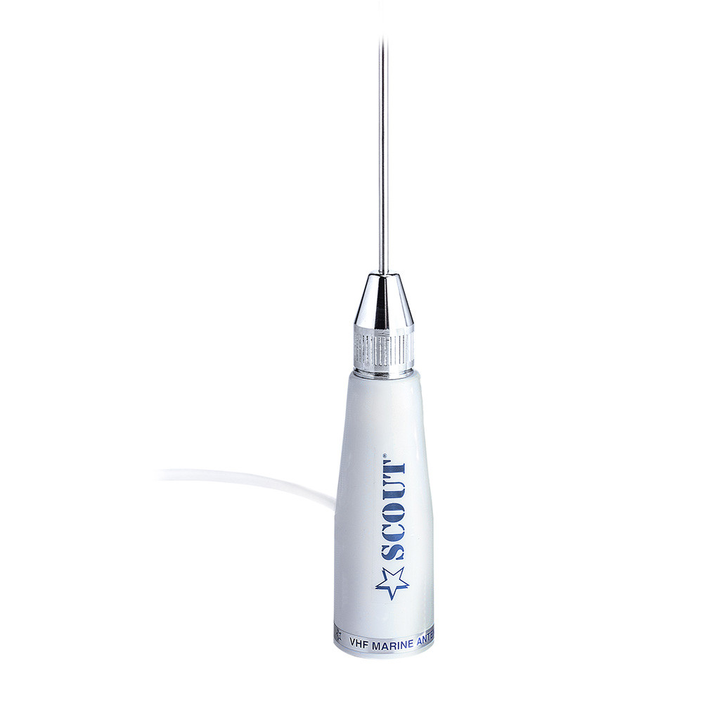 Scout 3.3' Stainless VHF Whip Antenna 3dB w\/5M RG-58 Coax KS23A [PF AN NVHF00006T]