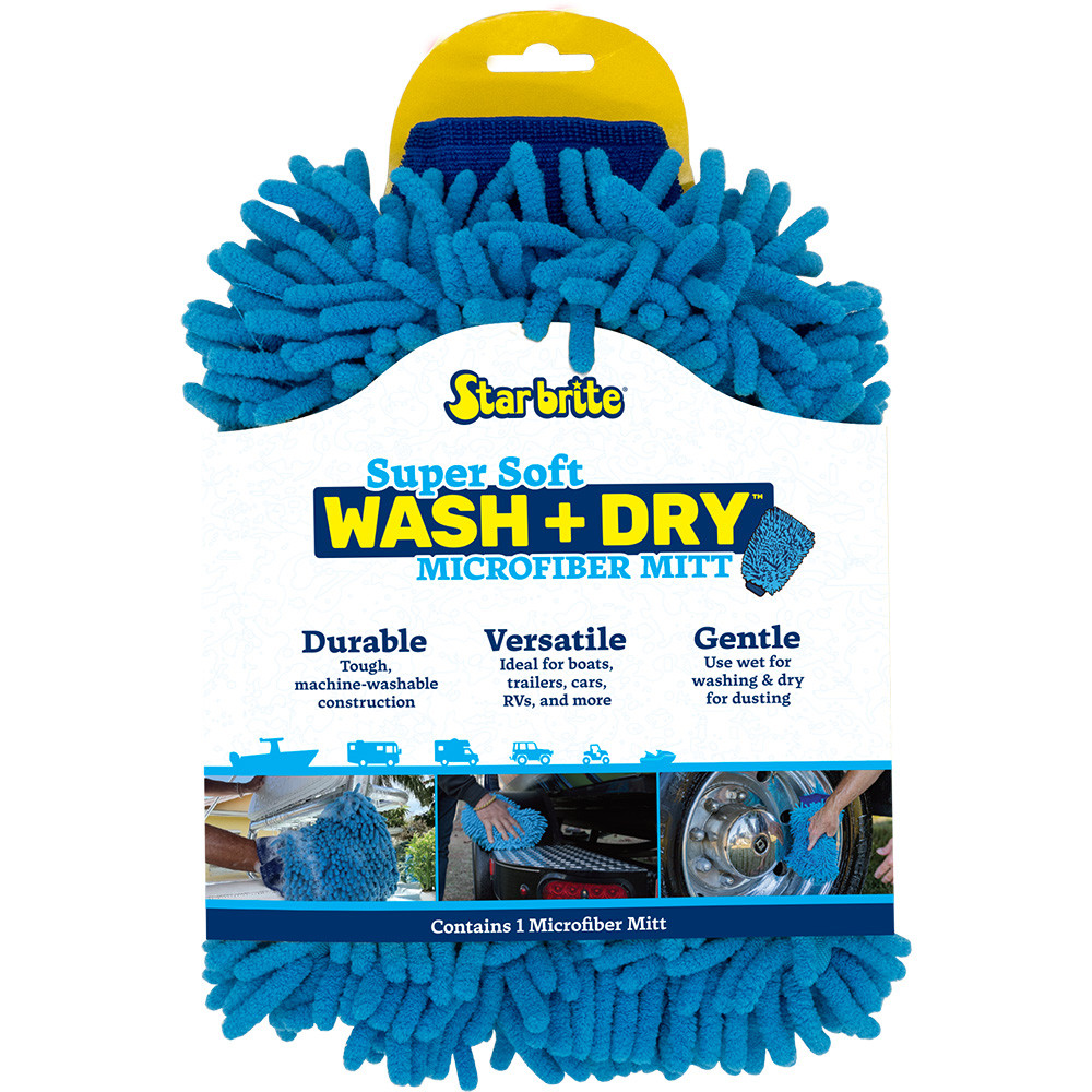 Star brite Machine Washable Microfiber Reggae Mitt [40105]