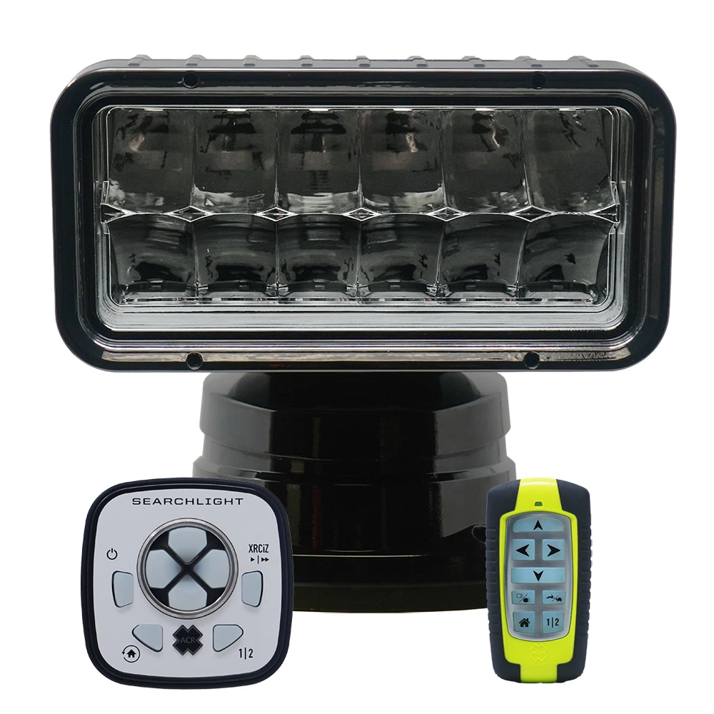 ACR RCL-200 Black Wireless LED Searchlight w\/URP-103 Wired Point Pad  URH-103 Wireless Handheld Remote [1966]