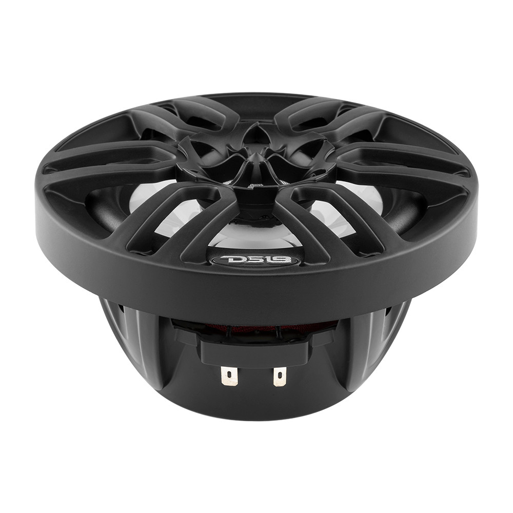 DS18 HYDRO 6.5" 2-Way Marine Speakers w\/RBG LED Lights 300W - Matte Black [NXL-6BK]