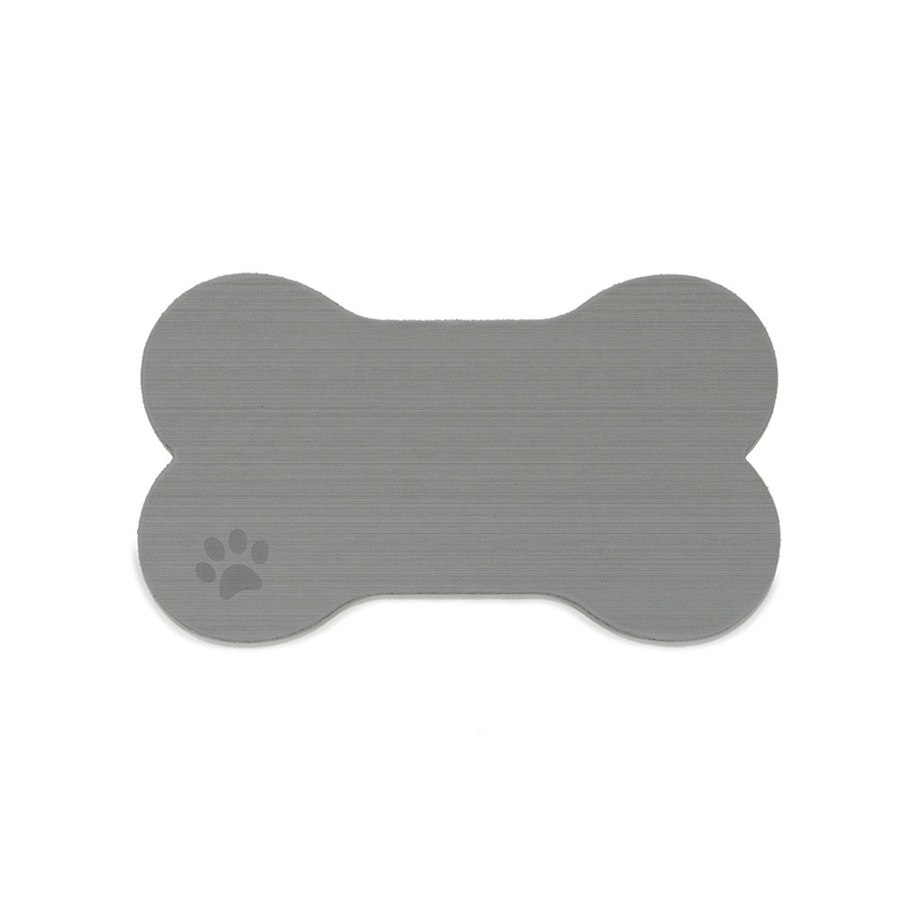 SeaDek Dog Bowl Mat - Storm Grey\/Black - Medium - 12.5" x 24" [62714-90837]