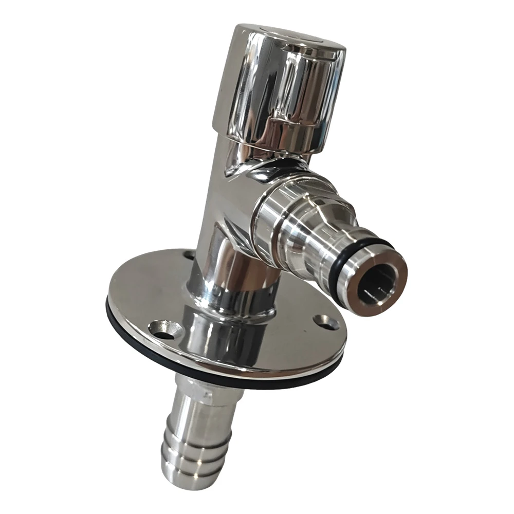 Flushmaster Quarter Turn Quick Connect Water Spigot - 90-Degree [SM-QCWS90]