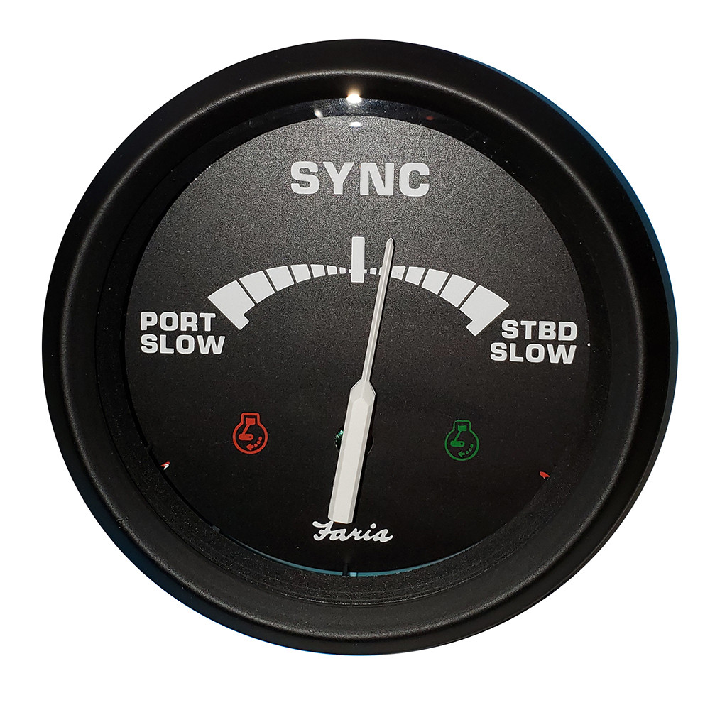 Faria 4" Gauge Engine Synchronizer f/Dual Engines Gas &amp; Diesel