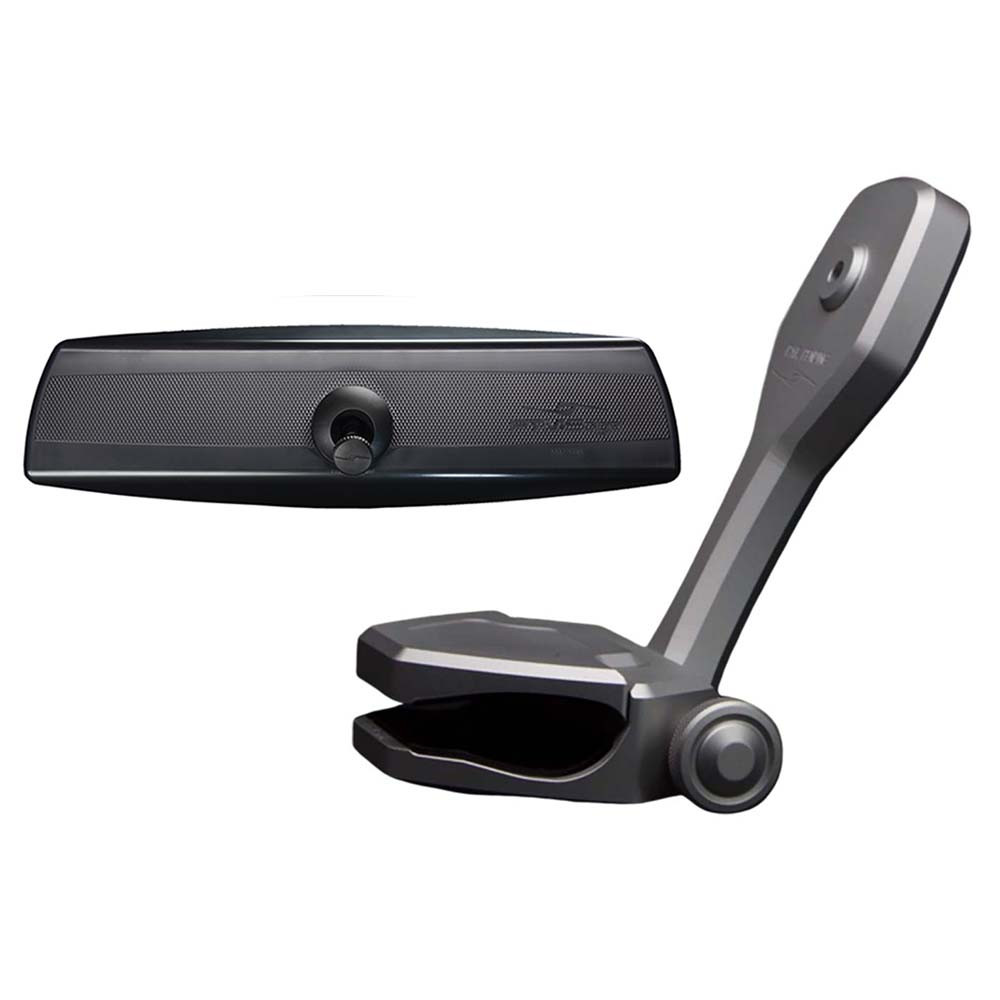 PTM Watersports Mirror/Bracket Kit w/VR-140 PRO Mirror &amp; ZXR-361 (Titanium Grey)