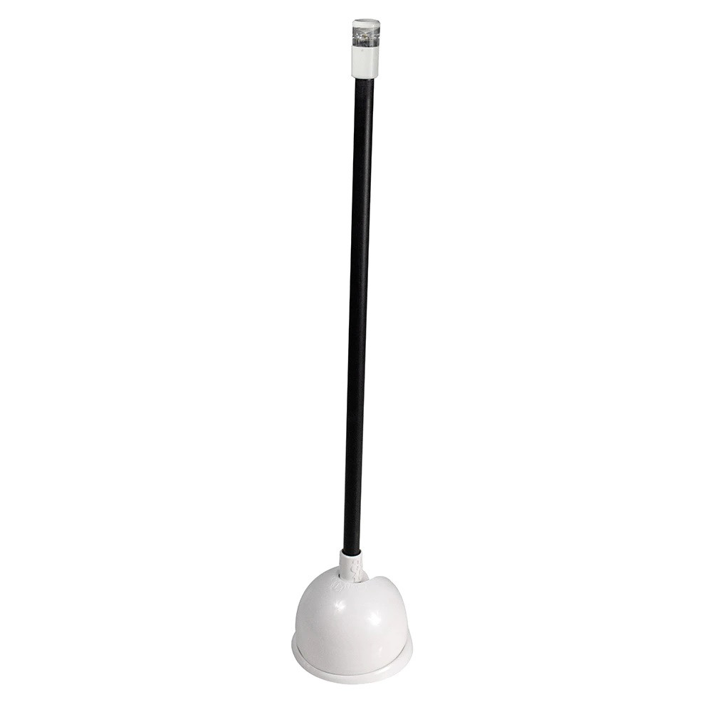 Lumitec Contour 12in Anchor Light, Black Sleeve White Base 12/24vDC