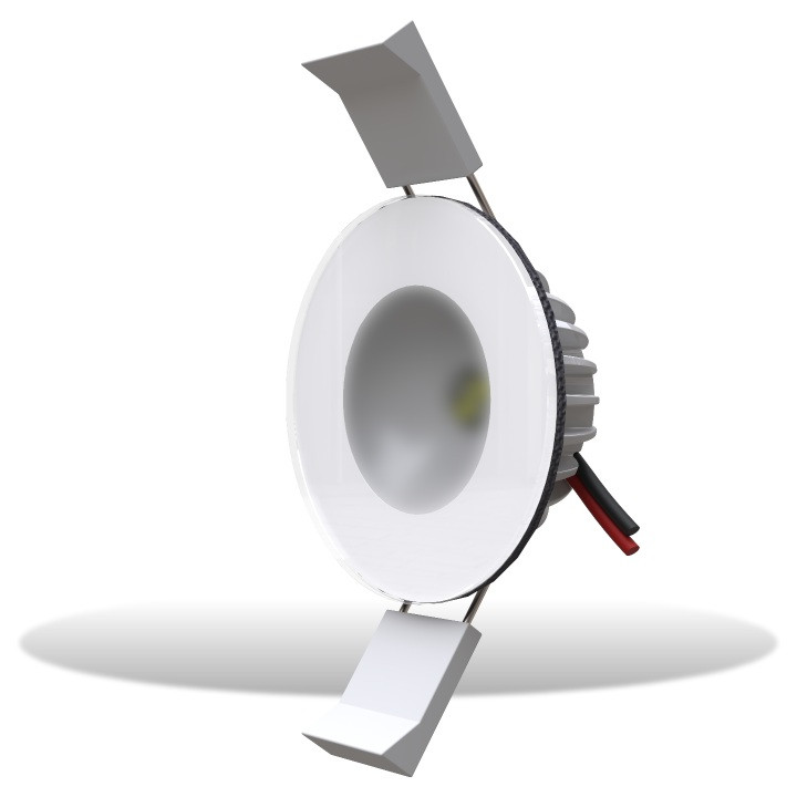 Lumishore Eclipse DL55 Blue Down Light 12/24vDC White Hosuing