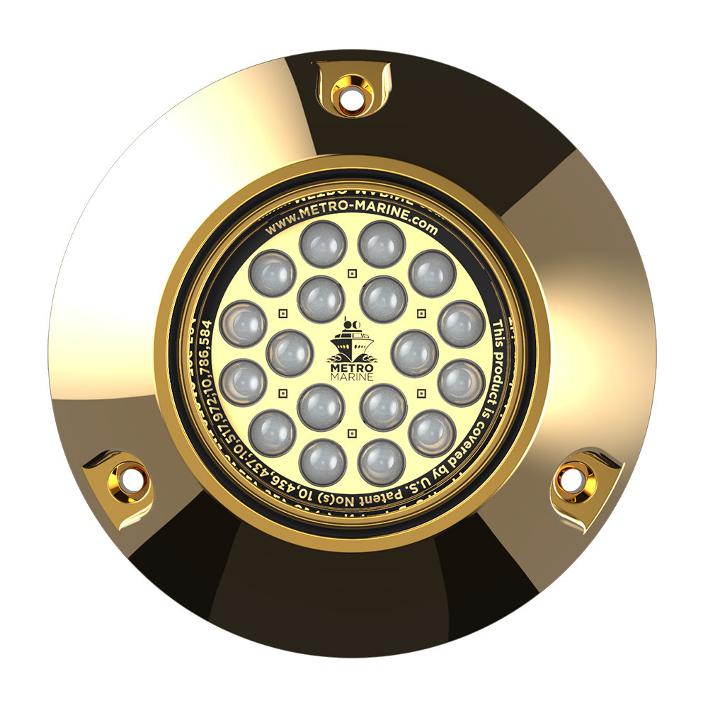 Metro Marine High-Output Submersible Underwater Light w/Intelligent Monochromatic LED's - Green, 45&deg; Beam