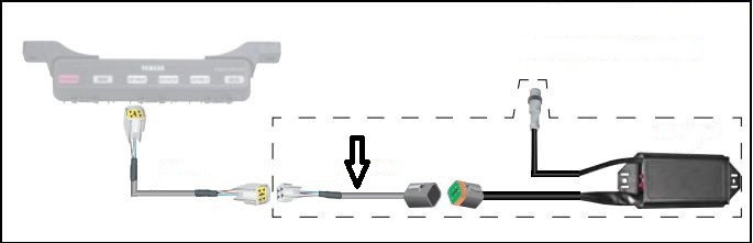Yamaha 6in NMEA2000 AGI and Helm Master Adapter