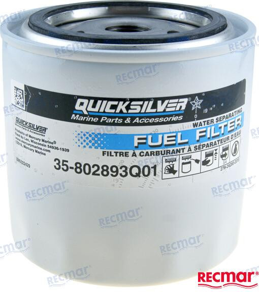 Recambios Marinos Water Separating Fuel Filter Rm35-802893Q