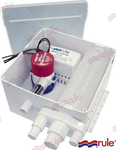 Recambios Marinos Shower Sump System 12V Ru98A