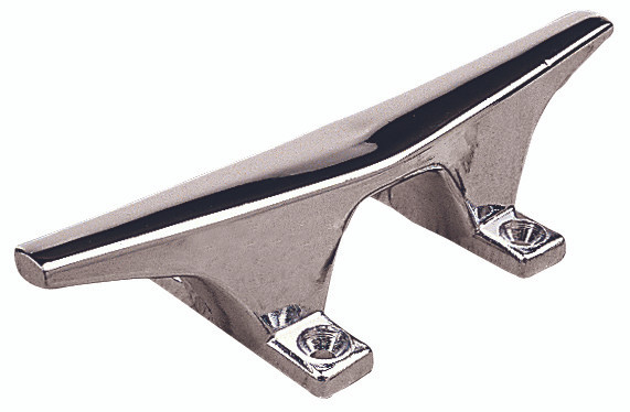 Sea-Dog Line Chrome Zinc 4-Hole Cleat 6 In 044106-1