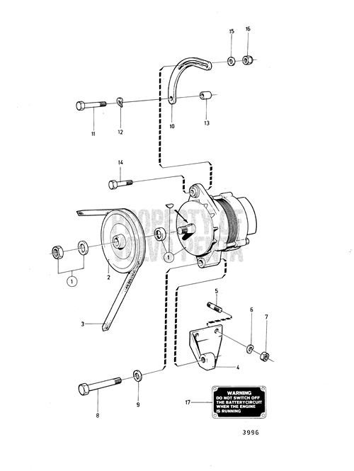 Volvo Penta V-Belt 966933