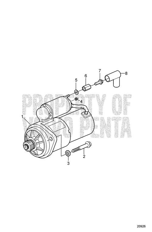 Volvo Penta Toothed Washer 982679