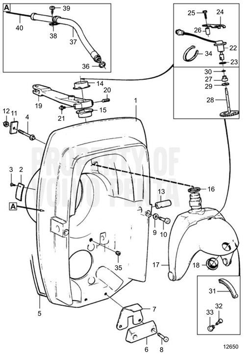 Volvo Penta Lock Nut 990990
