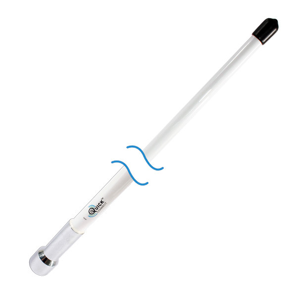 Shakespeare Quick Connect 4ft VHF Antenna Chrome Ferrule Packed in Tube