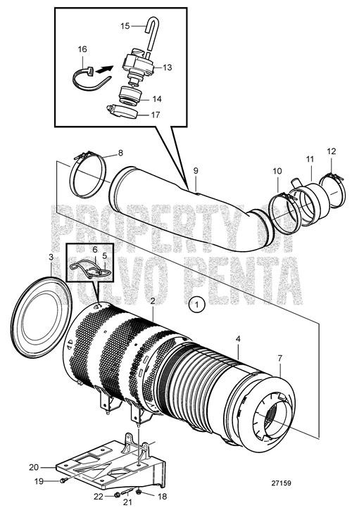 Volvo Penta Air Filter 21716424