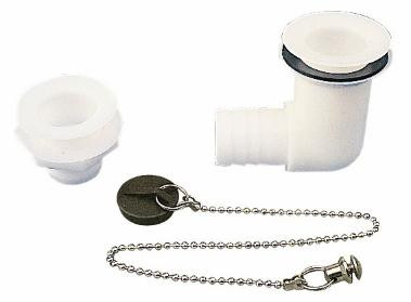Sea-Dog Line Sink Drain 90Dg 1" Hose 517315