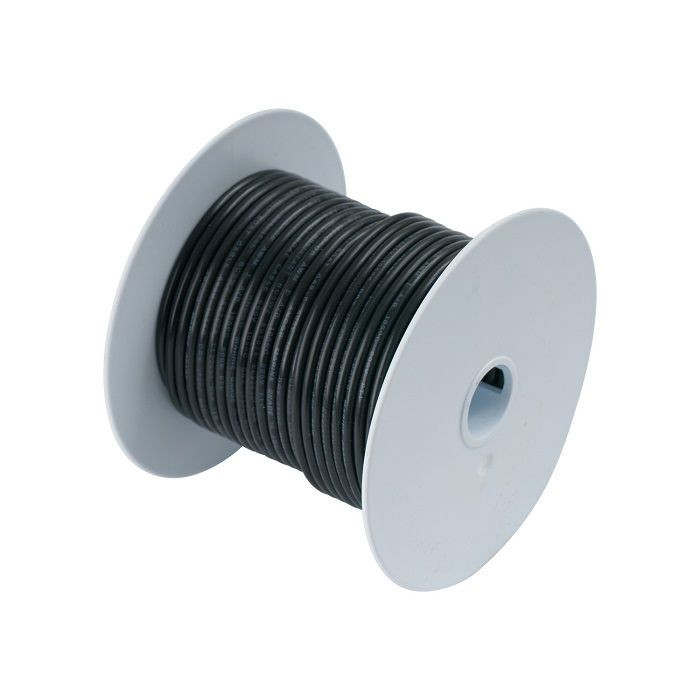Ancor #4 Black 50ft Spool Tinned Cooper
