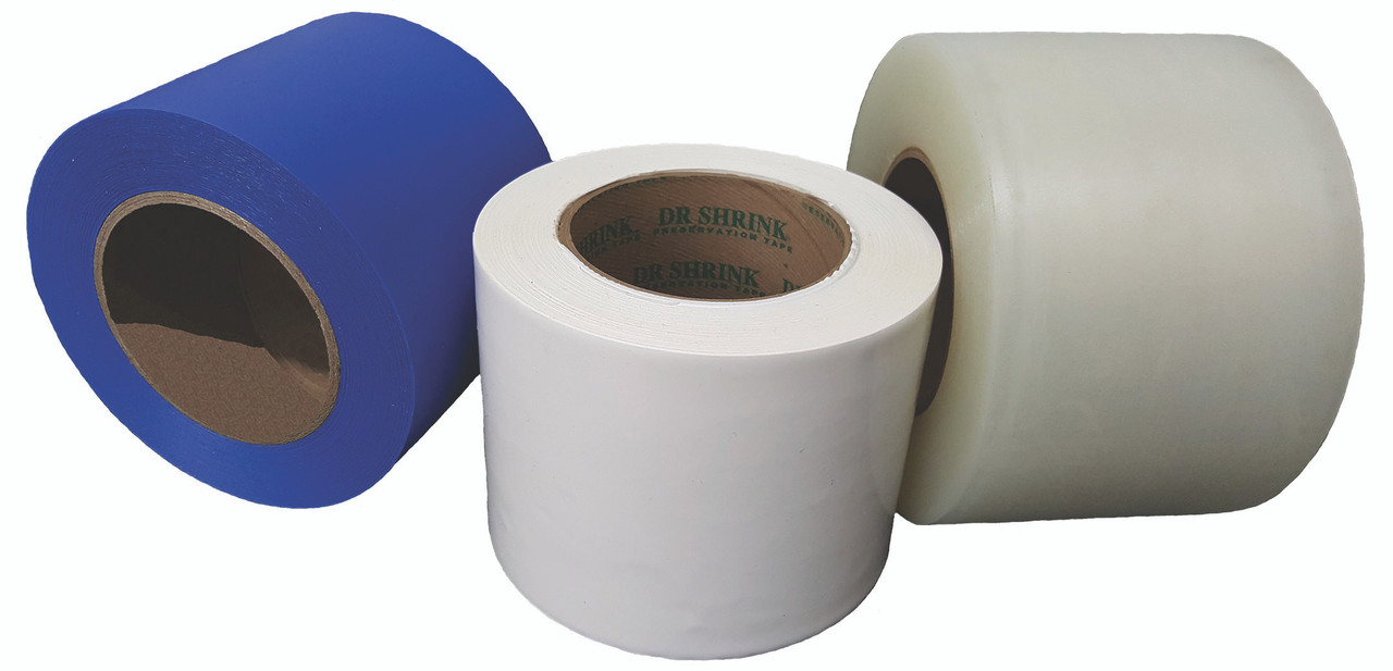 Dr. Shrink 4" X 108' Blue Uv Preservation Ds-714B
