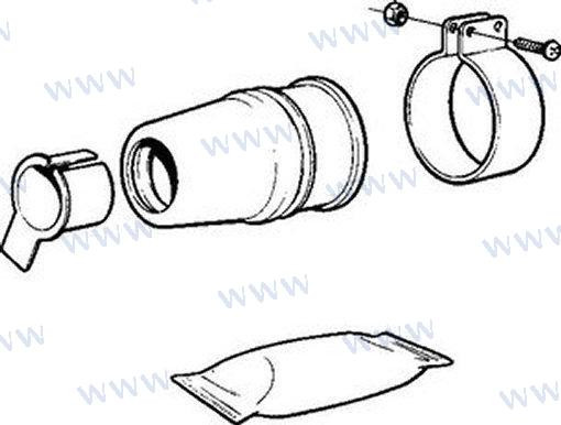 Recambios Marinos Seal Kit Shaft 35 Mm Rm828526