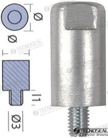 Recambios Marinos Rod For Yanmar - Dia. 23 M8 Ten01309