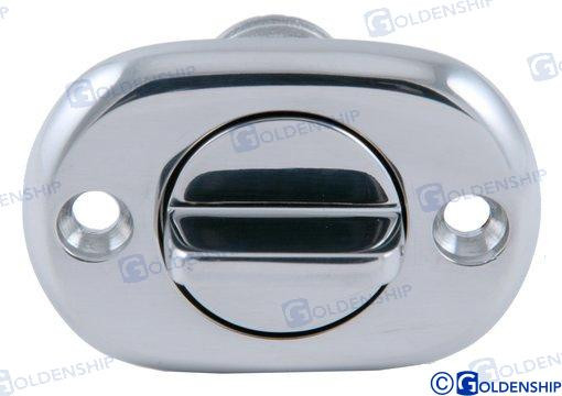 Recambios Marinos Oval Drain Plug Ss-316 54 Mm. Gs30328
