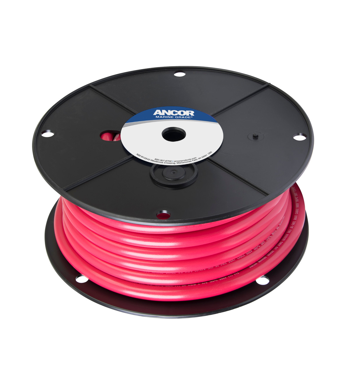 Marinco/Ancor Marine 250' 1/0 Red 116525