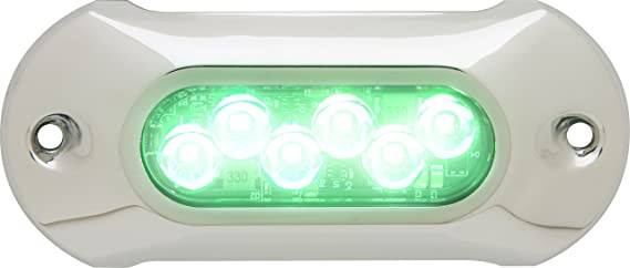 Attwood Marine Light-Uw_12/24_06Led_Grn 65Uw06G-7