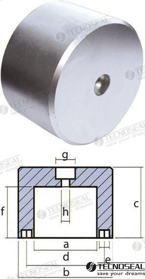 Recambios Marinos Anode Riva Dolce Vita 12_95Kg. Ten00439